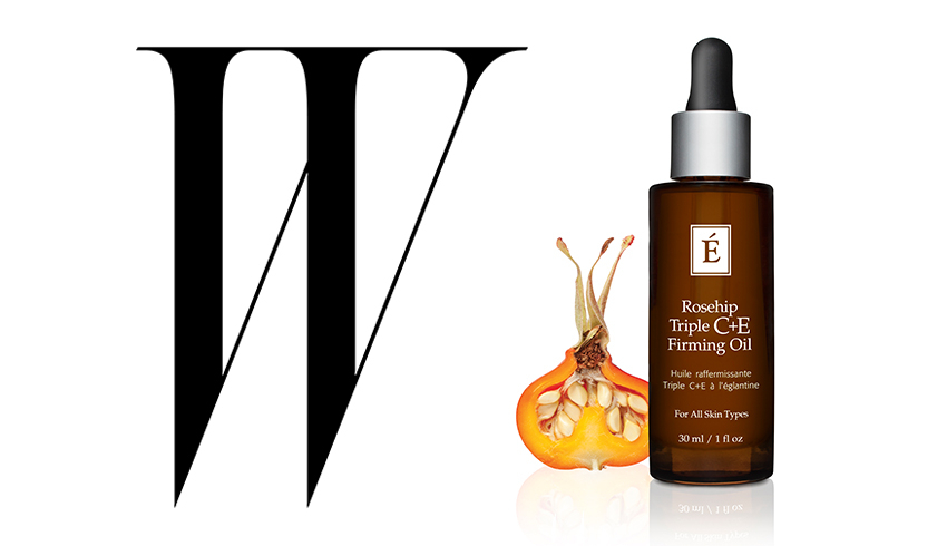 W masthead and Rosehip Triple C+E Firming Oil
